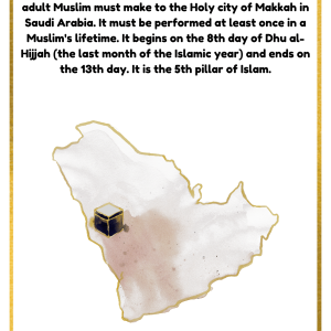Hajj Activity Worksheet: Educational Resource for Learning about the Hajj